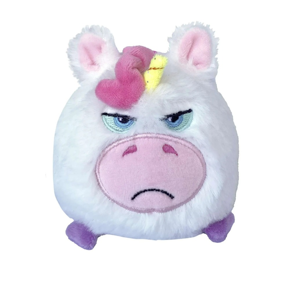 Hangry Petz 2024 Series‎ 1 Plush White Multicolor Jay Play NWT Hook Attached